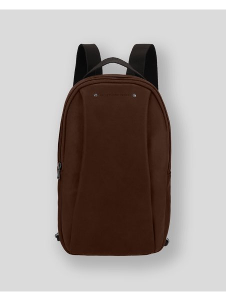 Les Ateliers Foures 9218 - CUIR DE VACHETTE - COGNAC sac à dos oval baroudeur Sac business