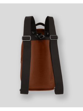 Les Ateliers Foures 9218 - CUIR DE VACHETTE - FAUVE sac à dos oval baroudeur Sac business