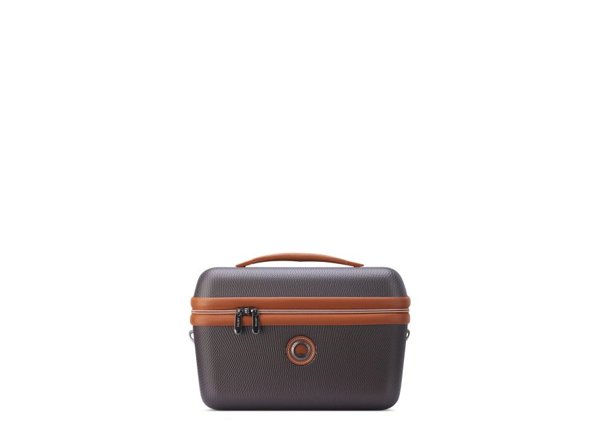 Delsey 1676310 - POLYCARB/CUIR - CHOCOL delsey chatelet air vanity beauty case