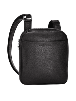 Longchamp 1712021 - CUIR DE VACHETTE - NOI longchamp-le foulonné-sac homme zip sac h zip