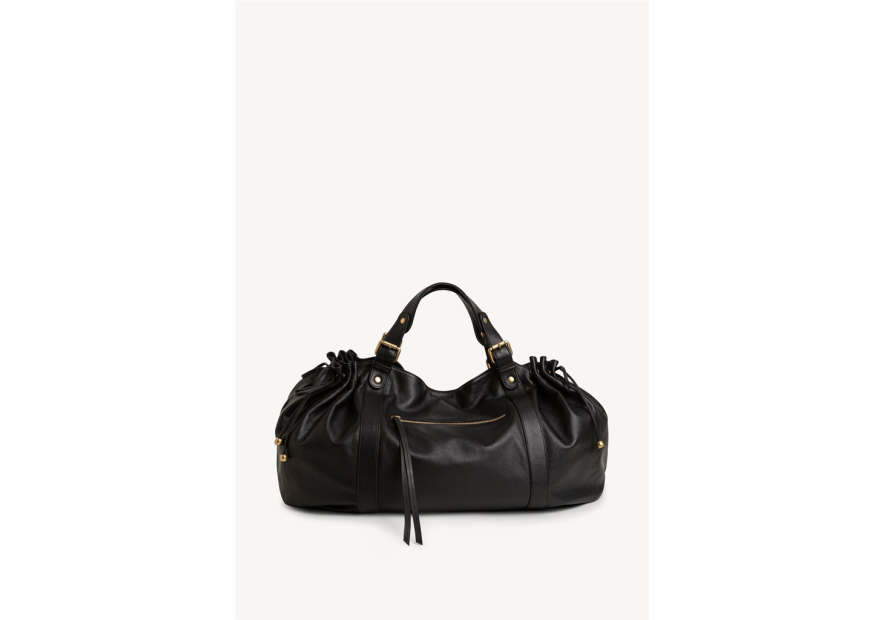 Gerard Darel 36H/410 - CUIR DE VEAU - NOIR sac porté main 36h gérard darel classic Sacs à mains