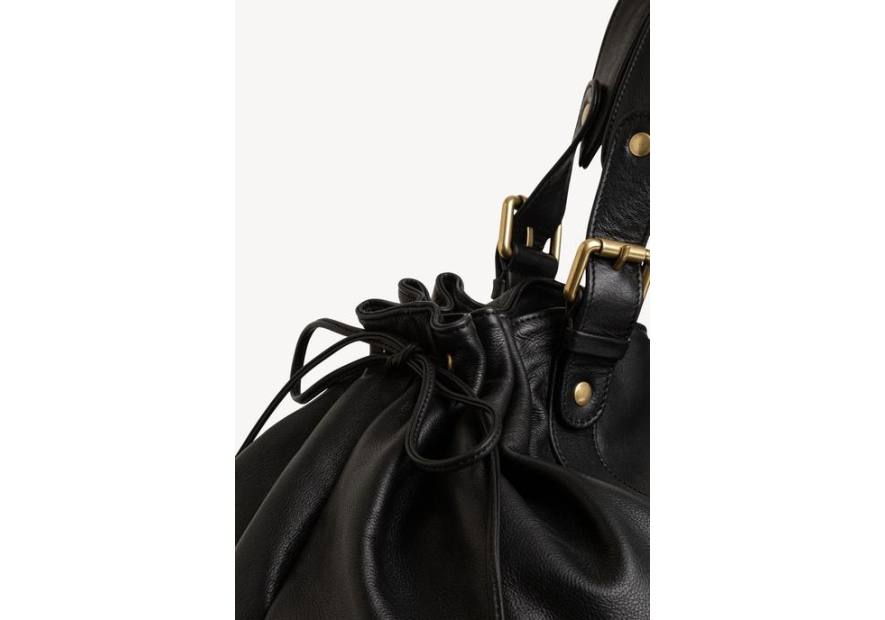 Gerard Darel 36H/410 - CUIR DE VEAU - NOIR sac porté main 36h gérard darel classic Sacs à mains