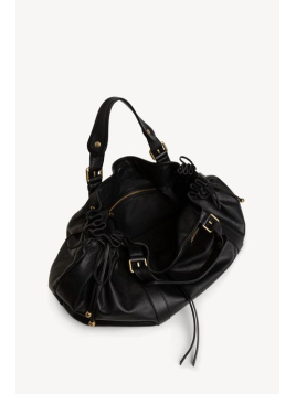 Gerard Darel 36H/410 - CUIR DE VEAU - NOIR sac porté main 36h gérard darel classic Sacs à mains
