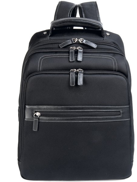Gerard Henon 2306 - NYLON ET CUIR - NOIR sac dos ordinateur newstyl Sac business