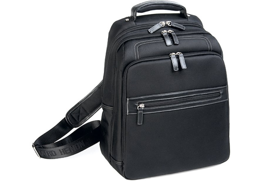 Gerard Henon 2306 - NYLON ET CUIR - NOIR sac dos ordinateur newstyl Sac business