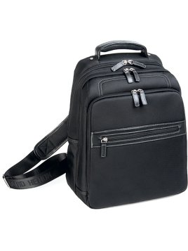 Gerard Henon 2306 - NYLON ET CUIR - NOIR sac dos ordinateur newstyl Sac business