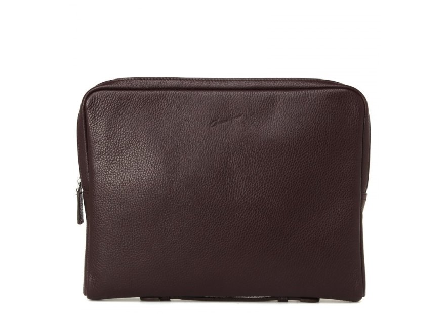 Gerard Henon 16244 - CUIR DE VACHETTE - CHOCO twist porte documets xs Sac business