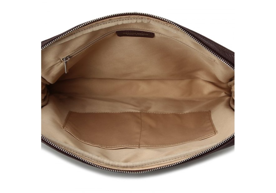 Gerard Henon 16244 - CUIR DE VACHETTE - CHOCO twist porte documets xs Sac business