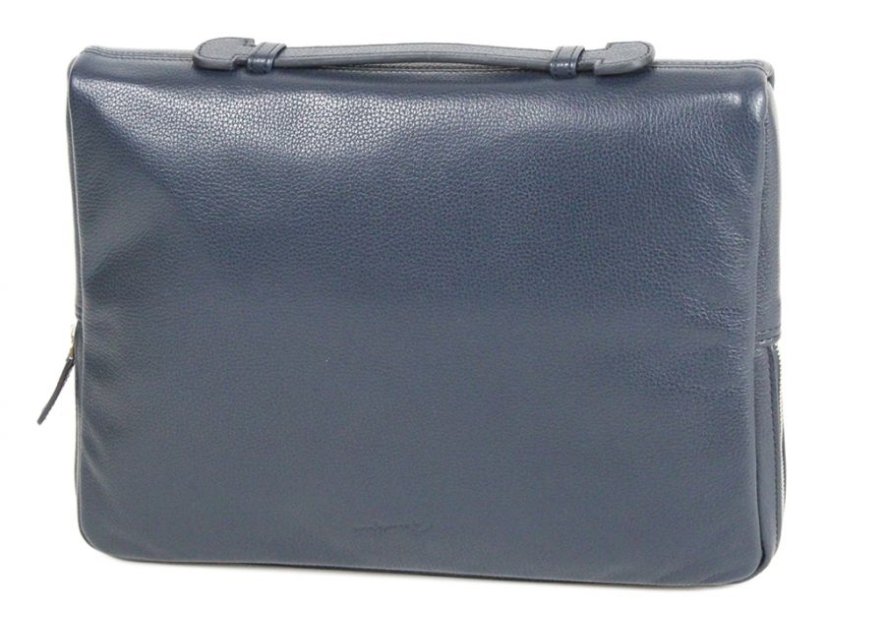 Gerard Henon 16244 - CUIR DE VACHETTE - MARIN twist porte documets xs Sac business