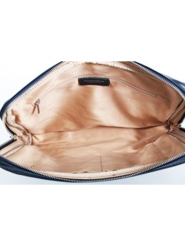 Gerard Henon 16244 - CUIR DE VACHETTE - MARIN twist porte documets xs Sac business