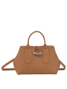 Longchamp 10058/HPN - CUIR DE VACHETTE - N Sac porté main M - Roseau sacs-a-mains
