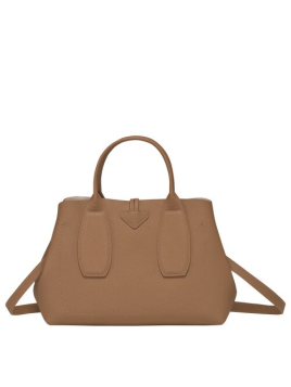 Longchamp 10058/HPN - CUIR DE VACHETTE - N Sac porté main M - Roseau Sacs à mains