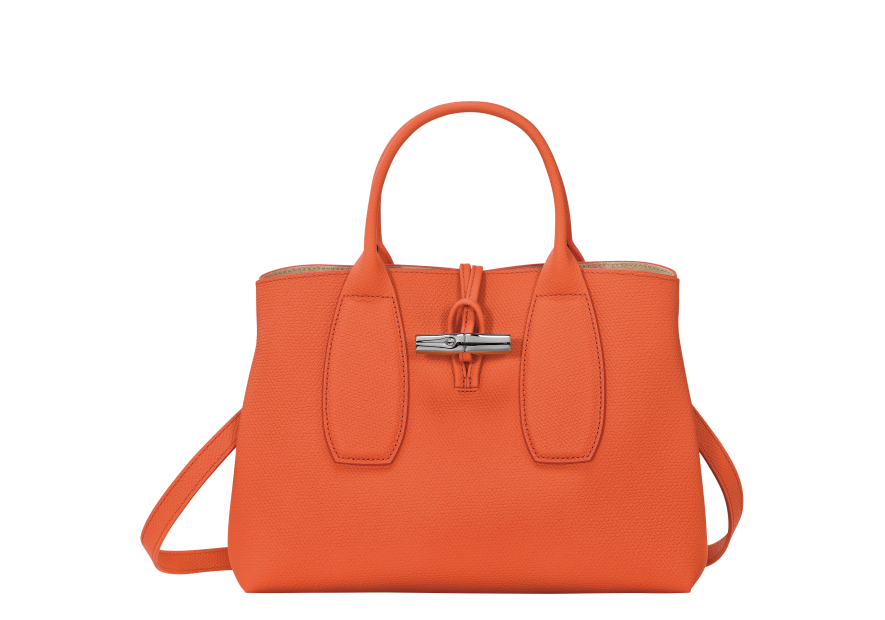 Longchamp 10058/HPN - CUIR DE VACHETTE - O Sac porté main M - Roseau Sacs à mains