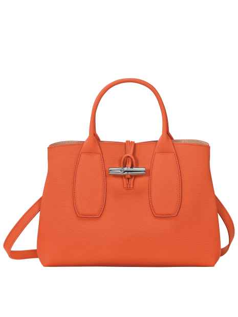 Longchamp 10058/HPN - CUIR DE VACHETTE - O Sac porté main M - Roseau sacs-a-mains