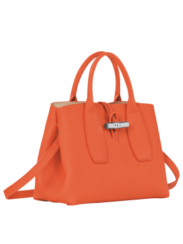 Longchamp 10058/HPN - CUIR DE VACHETTE - O Sac porté main M - Roseau Sacs à mains