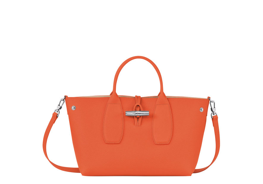 Longchamp 10058/HPN - CUIR DE VACHETTE - O Sac porté main M - Roseau Sacs à mains