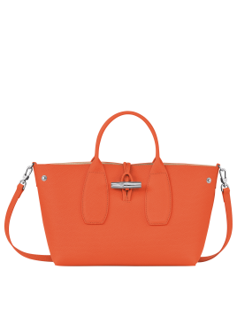 Longchamp 10058/HPN - CUIR DE VACHETTE - O Sac porté main M - Roseau Sacs à mains