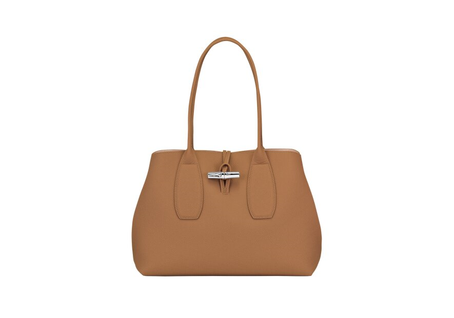 Longchamp 10060/HPN - CUIR DE VACHETTE - N Roseau - Sac porté main L shopping