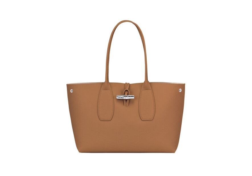 Longchamp 10060/HPN - CUIR DE VACHETTE - N Roseau - Sac porté main L shopping