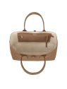 Longchamp 10060/HPN - CUIR DE VACHETTE - N Roseau - Sac porté main L sac-a-main-shopping-toile-ou-cuir