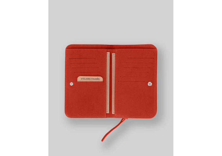 Les Ateliers Foures B63 portefeuille femme baroudeuse nereides Portefeuille Homme
