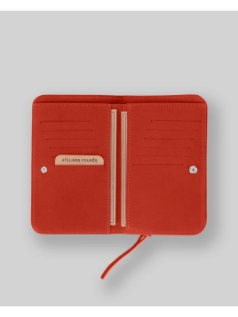 Les Ateliers Foures B63 portefeuille femme baroudeuse nereides Portefeuille Homme