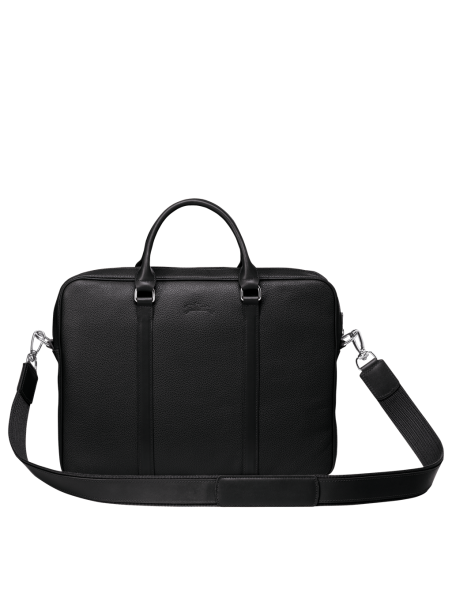 Longchamp 2121021 - CUIR DE VACHETTE - NOI porte documents longchamp le foulonné s Sac business