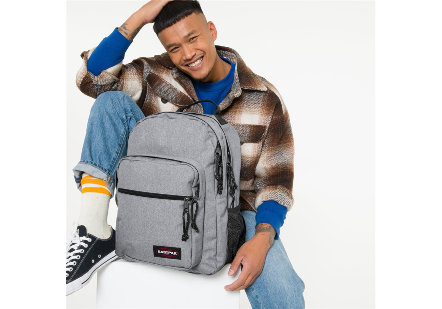 Eastpak K40F - POLYESTER - SUNDAY GREY sac à dos double compartiment morius cartable Scolaire