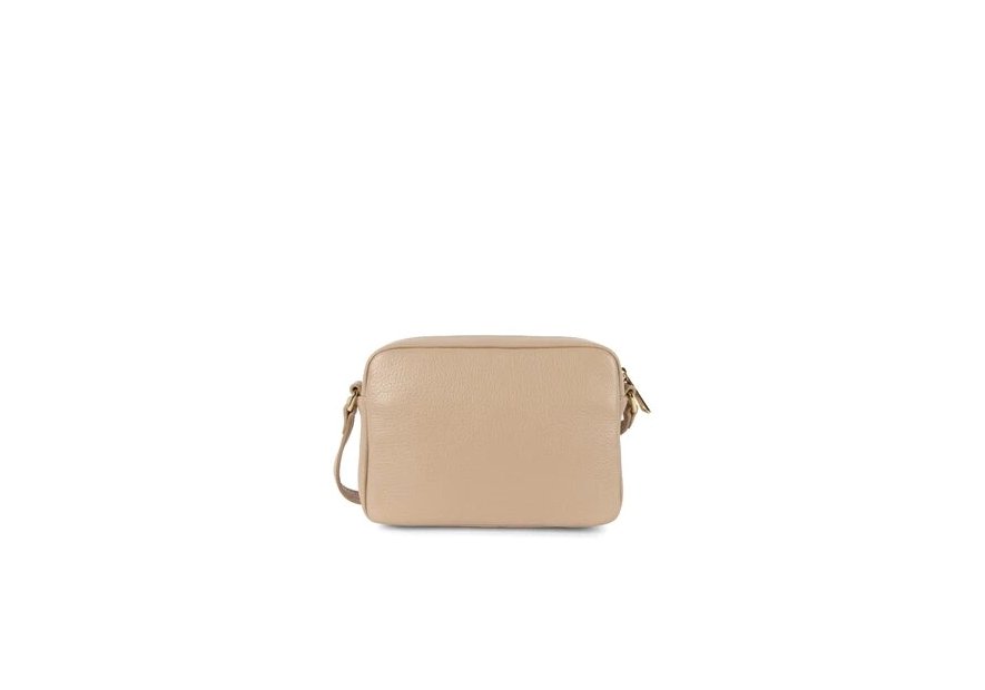 Lancaster 529-20 - CUIR DE VACHETTE - BEIG Dune - Mini Sac Trotteur Sacs à mains