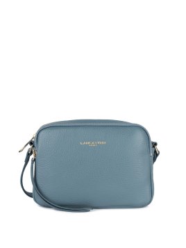 Lancaster 529-20 - CUIR DE VACHETTE - BLEU Dune - Mini Sac Trotteur Sacs à mains