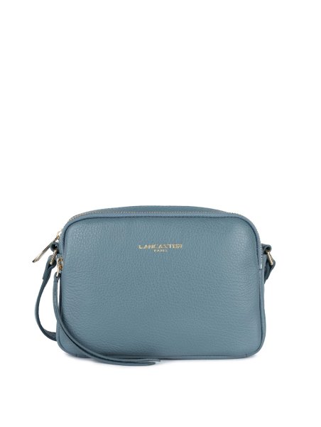 Lancaster 529-20 - CUIR DE VACHETTE - BLEU Dune - Mini Sac Trotteur Sacs à mains