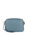 Lancaster 529-20 - CUIR DE VACHETTE - BLEU Dune - Mini Sac Trotteur sacs-a-mains