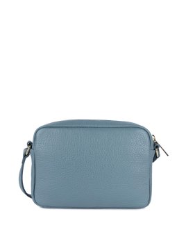 Lancaster 529-20 - CUIR DE VACHETTE - BLEU Dune - Mini Sac Trotteur Sacs à mains