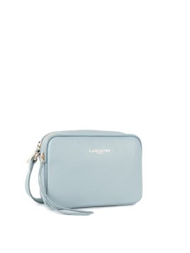 Lancaster 529-20 - CUIR DE VACHETTE - BLEU Dune - Mini Sac Trotteur Sacs à mains