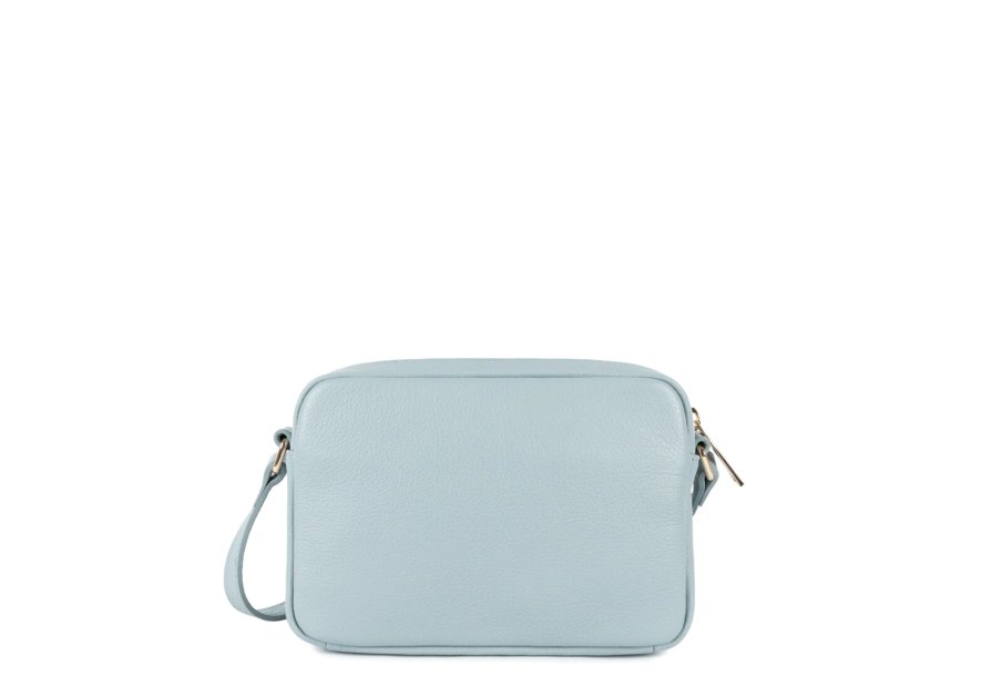 Lancaster 529-20 - CUIR DE VACHETTE - BLEU Dune - Mini Sac Trotteur Sacs à mains