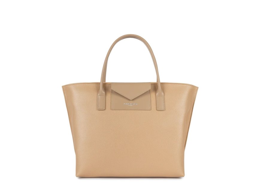 Lancaster 517-18 - TEP ET CUIR - CHAMPAGNE sac porté main s maya Sacs à mains