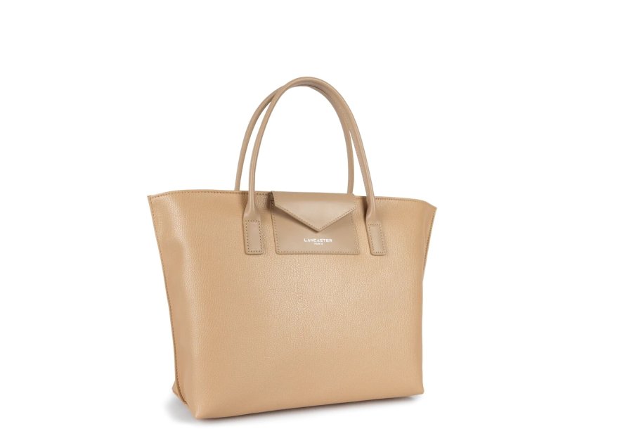 Lancaster 517-18 - TEP ET CUIR - CHAMPAGNE sac porté main s maya Sacs à mains