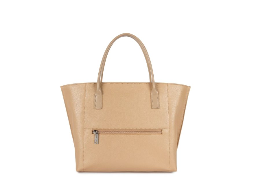 Lancaster 517-18 - TEP ET CUIR - CHAMPAGNE sac porté main s maya Sacs à mains