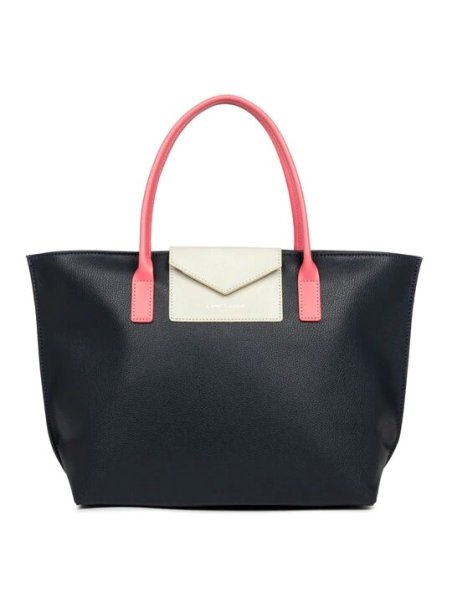 Lancaster 517-18 - TEP ET CUIR - BLEU MULT sac porté main s maya Sacs à mains