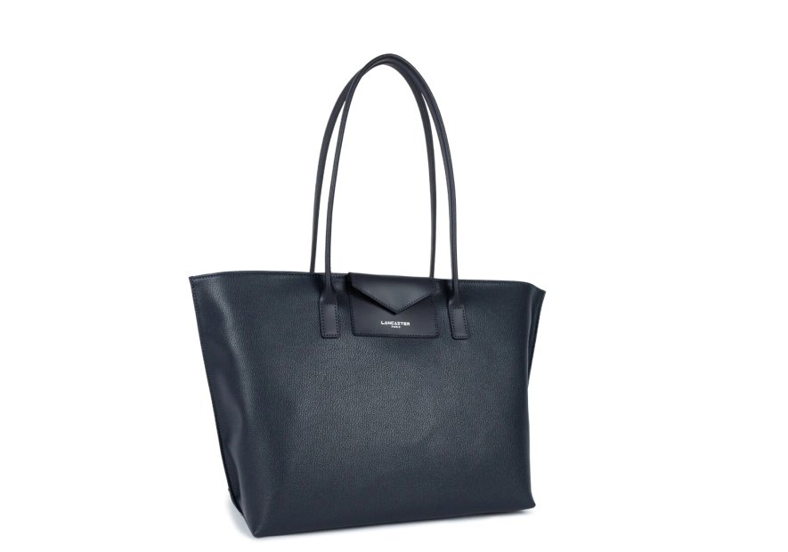 Lancaster 517-20 - TEP ET CUIR - BLEU FONC Maya - Sac cabas épaule shopping