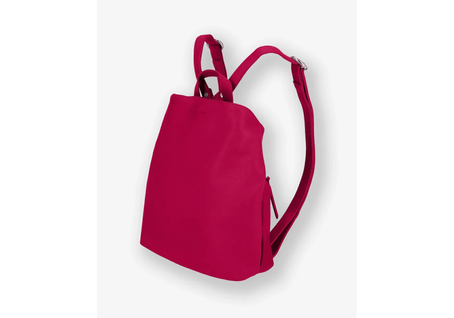 Les Ateliers Foures B417 - CUIR DE VACHETTE - HIBISC sac à dos sécurisé s avec attache fixation Sacs à mains