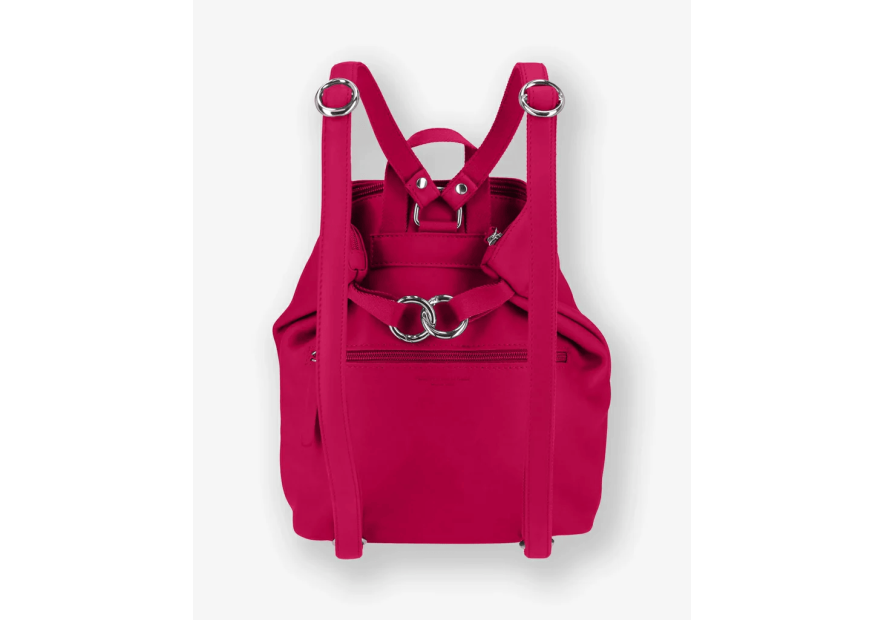 Les Ateliers Foures B417 - CUIR DE VACHETTE - HIBISC sac à dos sécurisé s avec attache fixation Sacs à mains