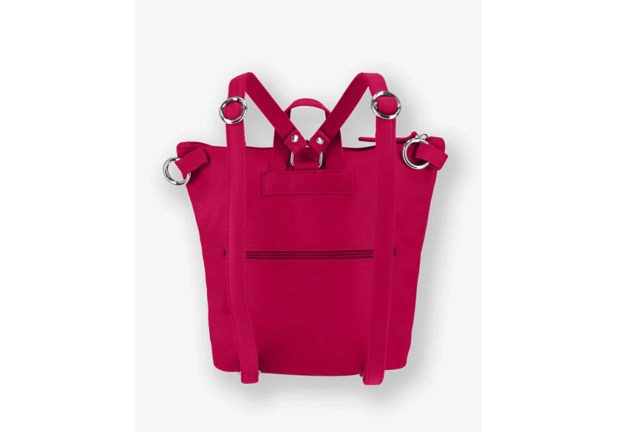 Les Ateliers Foures B417 - CUIR DE VACHETTE - HIBISC sac à dos sécurisé s avec attache fixation Sacs à mains