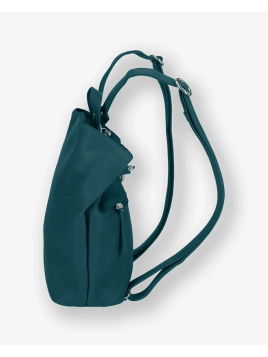 Les Ateliers Foures B417 - CUIR DE VACHETTE - PAON sac à dos sécurisé s avec attache fixation Sacs à mains