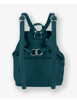 Les Ateliers Foures B417 - CUIR DE VACHETTE - PAON sac à dos sécurisé s avec attache fixation Sacs à mains