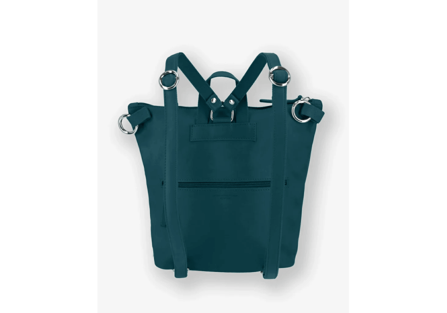 Les Ateliers Foures B417 - CUIR DE VACHETTE - PAON sac à dos sécurisé s avec attache fixation Sacs à mains