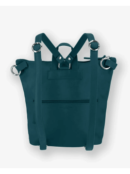 Les Ateliers Foures B417 - CUIR DE VACHETTE - PAON sac à dos sécurisé s avec attache fixation Sacs à mains