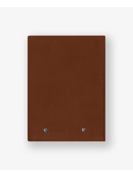 Les Ateliers Foures 969X - CUIR DE VACHETTE - FAUVE Portefeuille/Porte-cartes pmpb