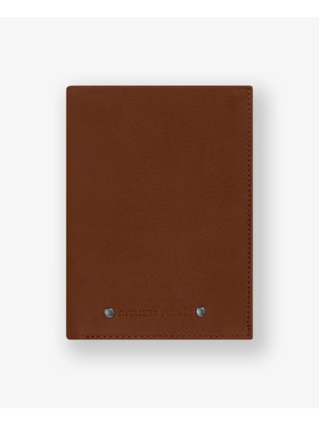 Les Ateliers Foures 969X - CUIR DE VACHETTE - FAUVE Portefeuille/Porte-cartes pmpb