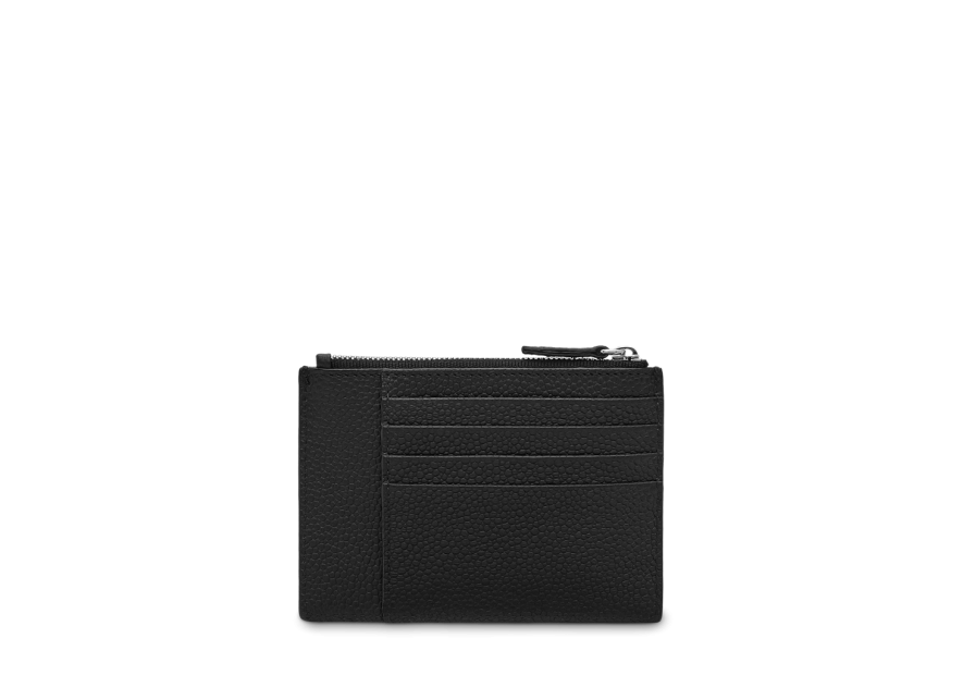 Lancel A10537 - CUIR DE VACHETTE - NOIR Ninon de Lancel - Porte-cartes zippé L porte cartes